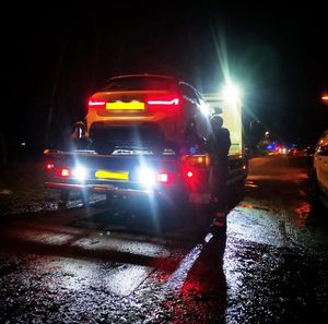 The car was recovered by officers. Photo: BrownhillsWMP