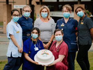 Supporting image for story: Wedding cake donated to Princess Royal Hospital's Covid-19 ward