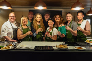 GYPC judges, host and finalists