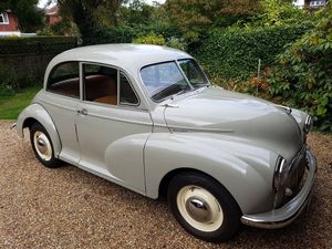 Supporting image for story: 70-year-old Morris Minor in mint condition goes under the hammer