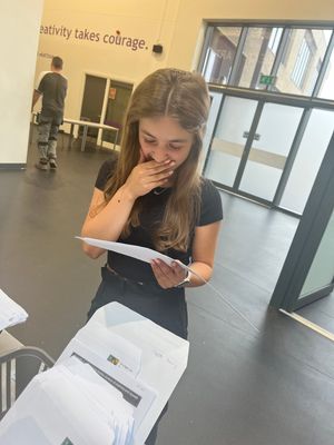 Libby Painter reacts to her exceptional results
