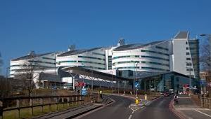 Queen Elizabeth Hospital in Birmingham where Tom had his operation and came home on the train 36 hours later