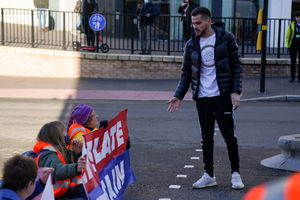 Motorists argue with protesters from Insulate Britain in Birmingham