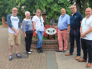 Supporting image for story: Lichfield Council unveils commemorative plaque a year on from Knife Angel visit