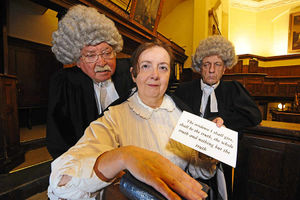 Supporting image for story: Trial of last woman to be hanged in Staffordshire recreated by group - in same court room she was found guilty