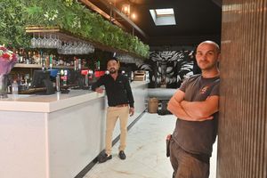 Lee Ozturk and Andy Morgan at the newly refurbished C21