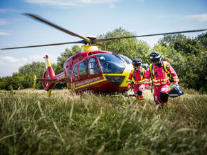 Supporting image for story: West Midlands Air Ambulance: The lifesavers who stayed airborne through crisis