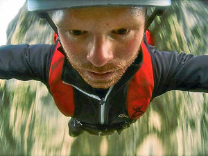 Supporting image for story: VIDEO: Miracle survival for Staffordshire base jumper as parachute fails