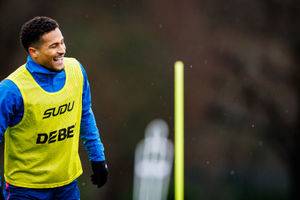 Joao Gomes in Wolves training (Photo by Brett Patzke - WWFC/Wolves via Getty Images)