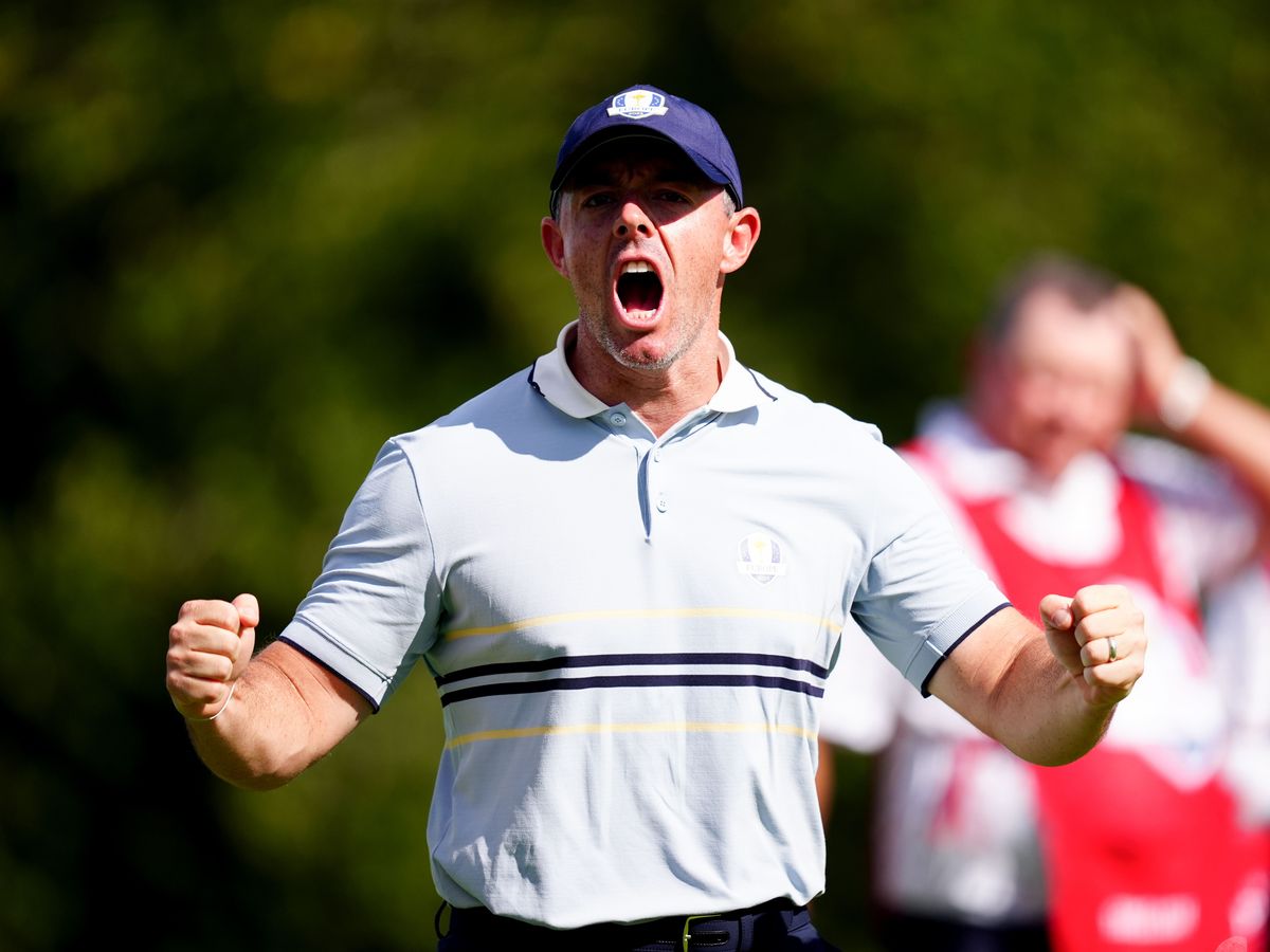 Rory McIlroy heralds &lsquo;great day&rsquo; as Europe open lead at Ryder Cup