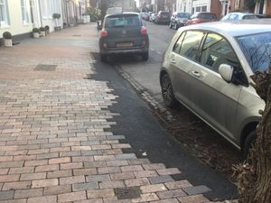 Supporting image for story: 'Shoddy' repairs slammed as tarmac meets bricks on historic Bridgnorth street
