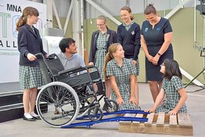 Adcote School for Girls won Best Operating Model with their light wheelchair ramp