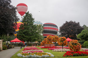 Oswestry's Balloon Festival returned over the weekend. Picture: Graham Mitchell.