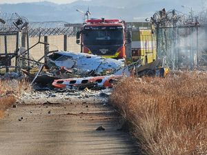 Supporting image for story: At least 62 people dead as plane catches fire after crash on landing