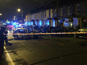 Supporting image for story: Four injured as smash closes busy Walsall road