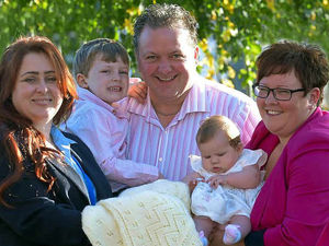 Supporting image for story: Delight for family as baby Ruby is second born after fertility treatment