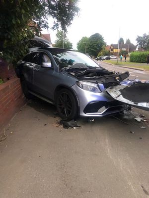 Road traffic collision on Goldthorn Hill, Wolverhampton.