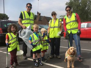 Supporting image for story: Group gets cooking on litter in Shifnal clean-up - with pictures 