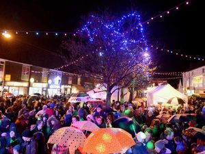 Supporting image for story: IN PICTURES: Thousands at Christmas lights switch ons
