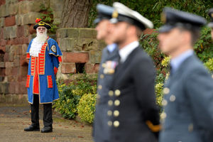The Freedom Parade in Shrewsbury on Sunday