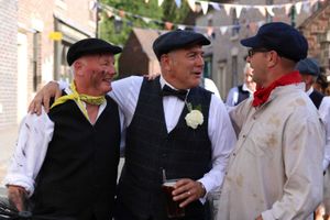 Peaky Blinders-themed wedding at Telford's Blists Hill Victorian Town