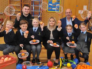 Supporting image for story: Newport school wins sports equipment and fruit