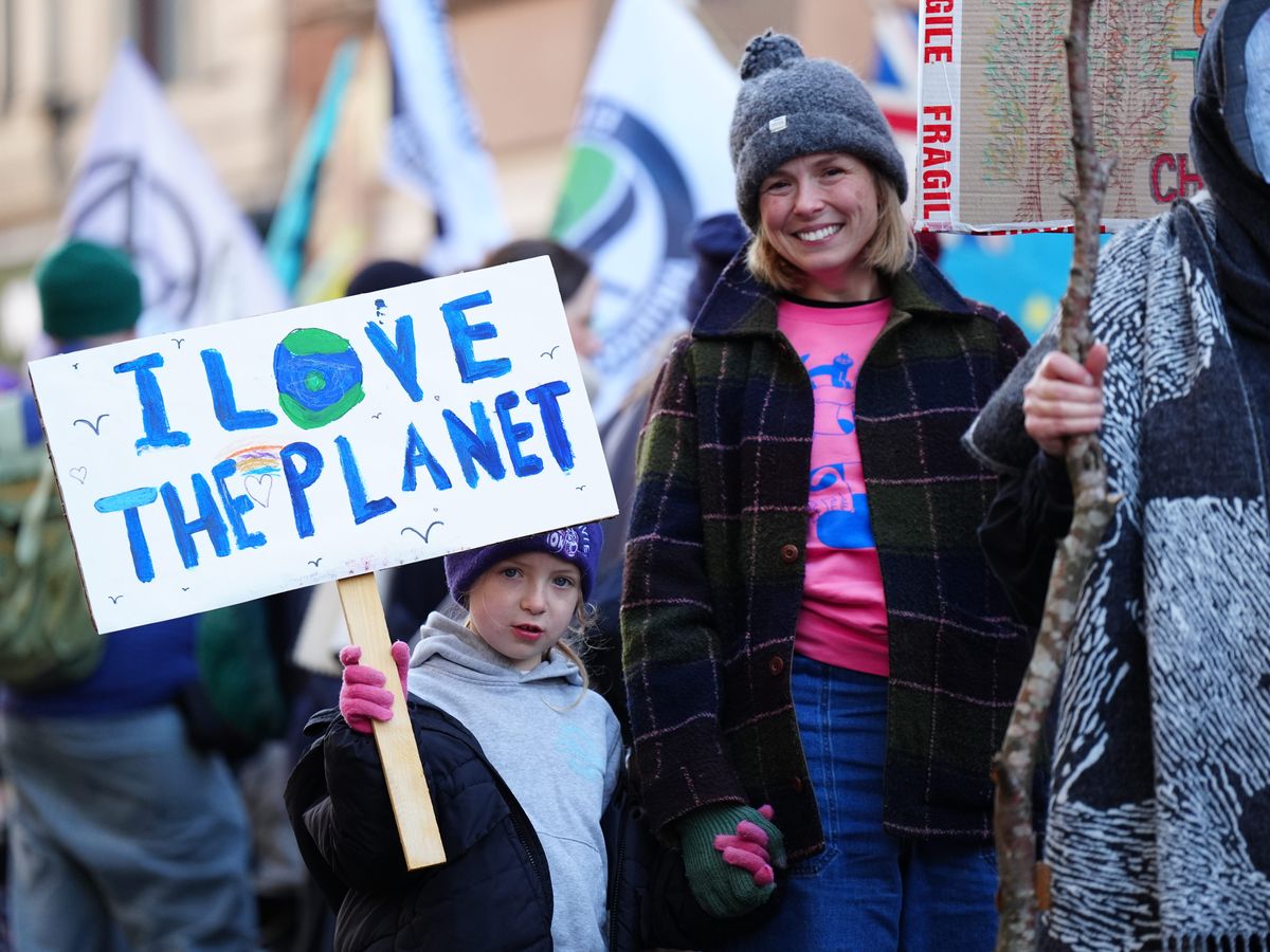 Thousands march in Glasgow for &lsquo;biggest climate rally since Cop26&rsquo;
