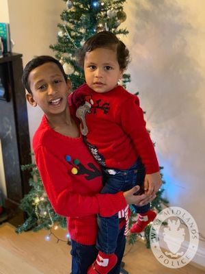 Sanjay Singh, 10, and his brother Pawanveer