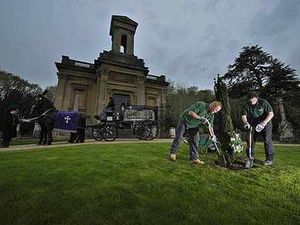 Supporting image for story: Metal detectorists plunder Shropshire cemetery