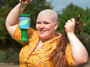 Supporting image for story: Miriam raises money for Macmillan as she braves the shave