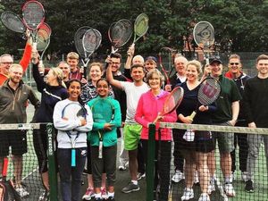 Supporting image for story: Lichfield tennis court refurbishment starts