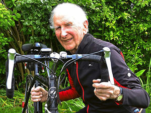 Supporting image for story: Shropshire cyclist Sid still going strong after 80 years