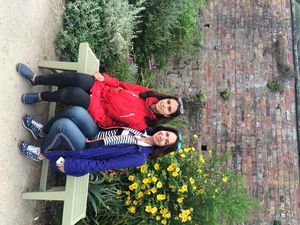 Sofia and Viktoriya Dolinska at Powis Castle