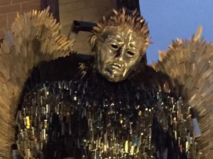 Supporting image for story: Knife Angel could end up in Trafalgar Square after all