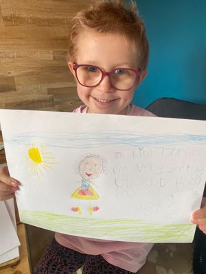 Dulcie sent her condolences to the King following the death of his mother Queen Elizabeth