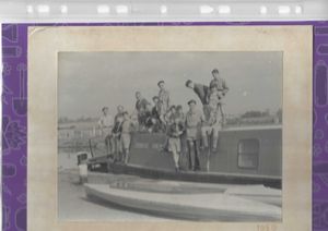 Albrighton Scouts, a canal trip 1959