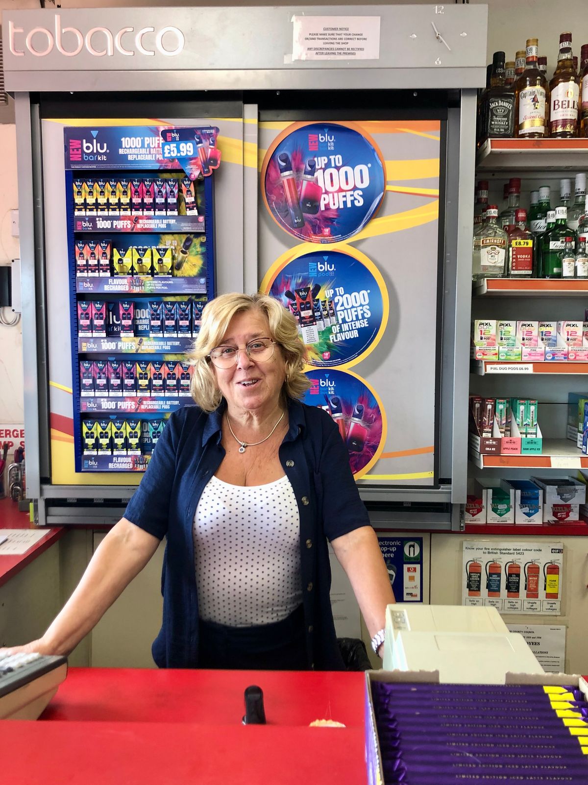 Queen of the forecourt: Staffordshire great-grandmother celebrates 45-years’ service at petrol station