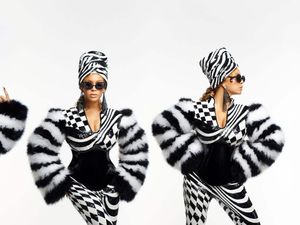 Supporting image for story: Beyonce unveils fashion collection co-designed with Balmain