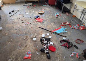 The flat in which Princess was kept