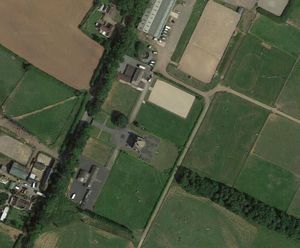 The former airfield at Ollerton, near Market Drayton. Photo: Google