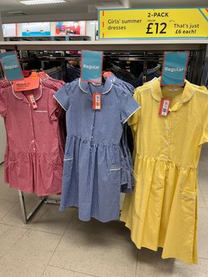 Some of the school dresses available in Marks & Spencer
