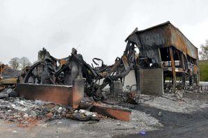 The aftermath of the inferno