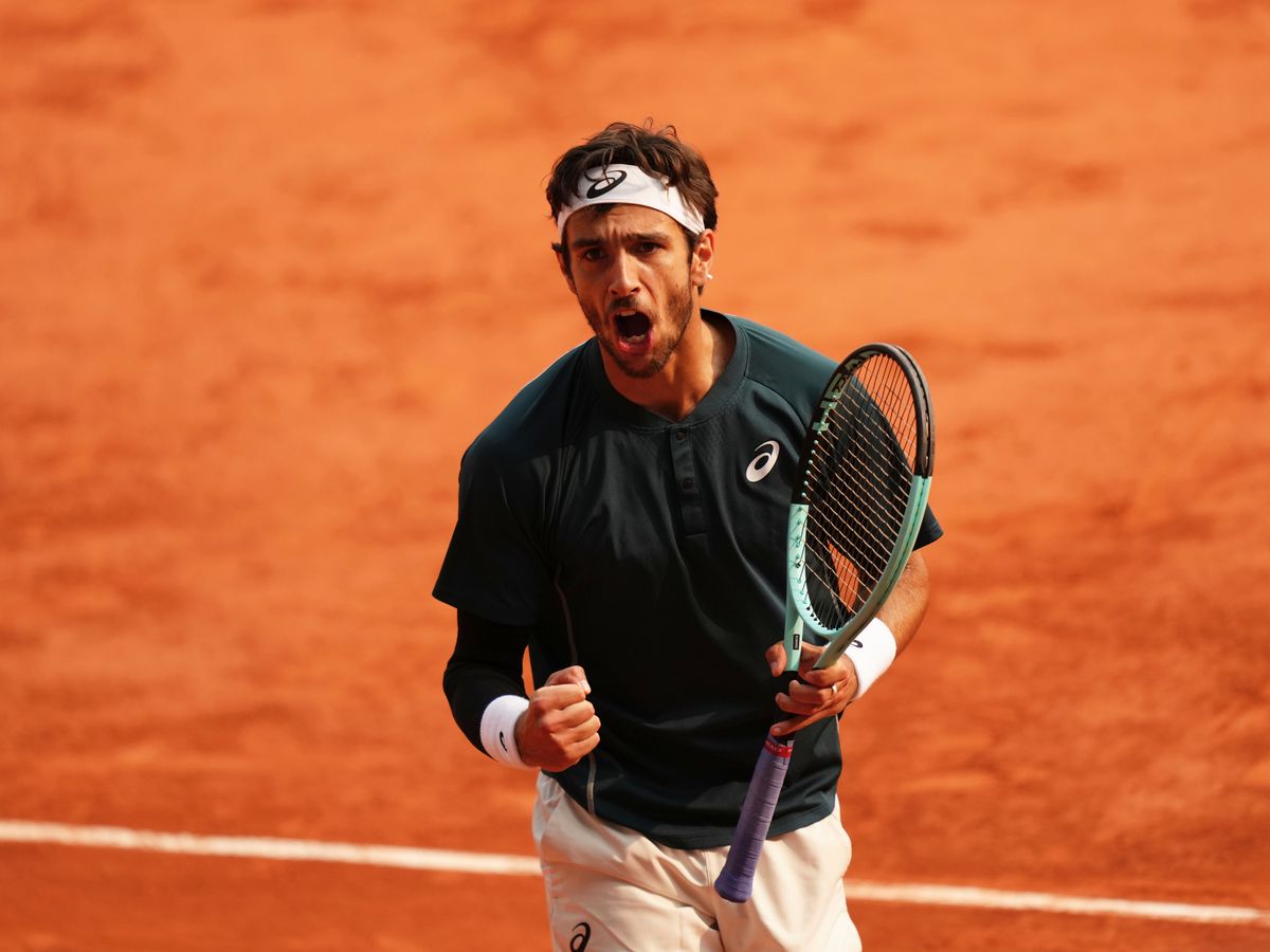 Lorenzo Musetti avoids disqualification after kicking a ball at a line judge   Express & Star