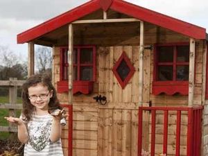 Supporting image for story: Abigail, aged three, in planning battle over Wendy House