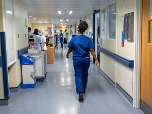 Staff on an NHS hospital ward