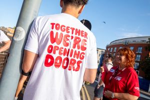The We've Got You charity walk in July 2025 (Photo by Shaun Fellows)
