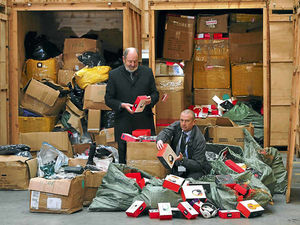 Supporting image for story: Fake goods worth up to £15m are seized