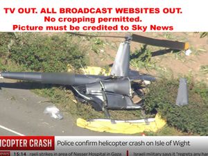 Supporting image for story: Three victims of helicopter crash died of ‘multiple injuries’, inquest told