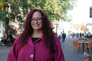 Cat Kube, who has lived in Burntwood for twenty years and has Indefinite Leave to Remain.