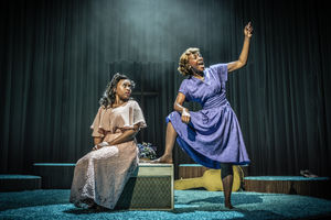 The ladies on stage.